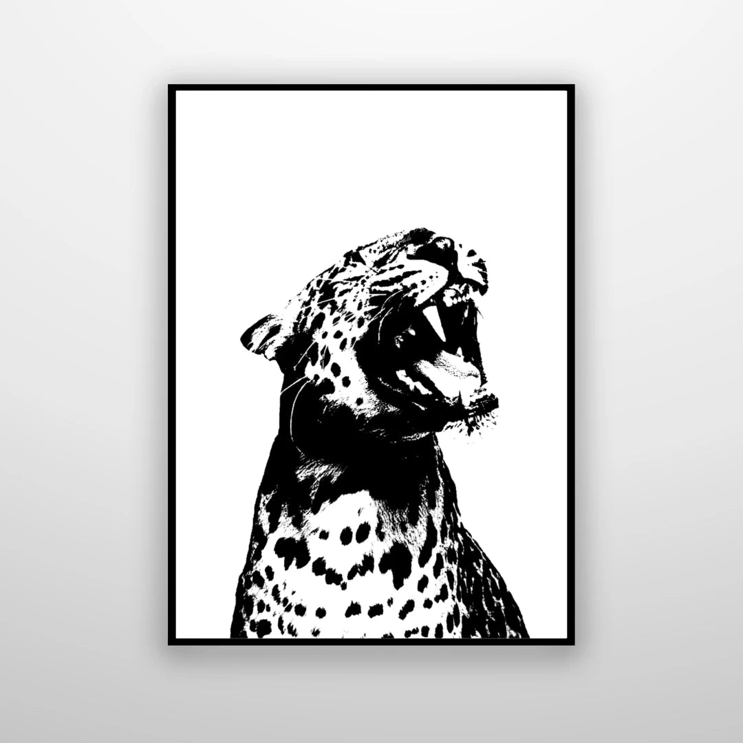 Black & White Cheetah