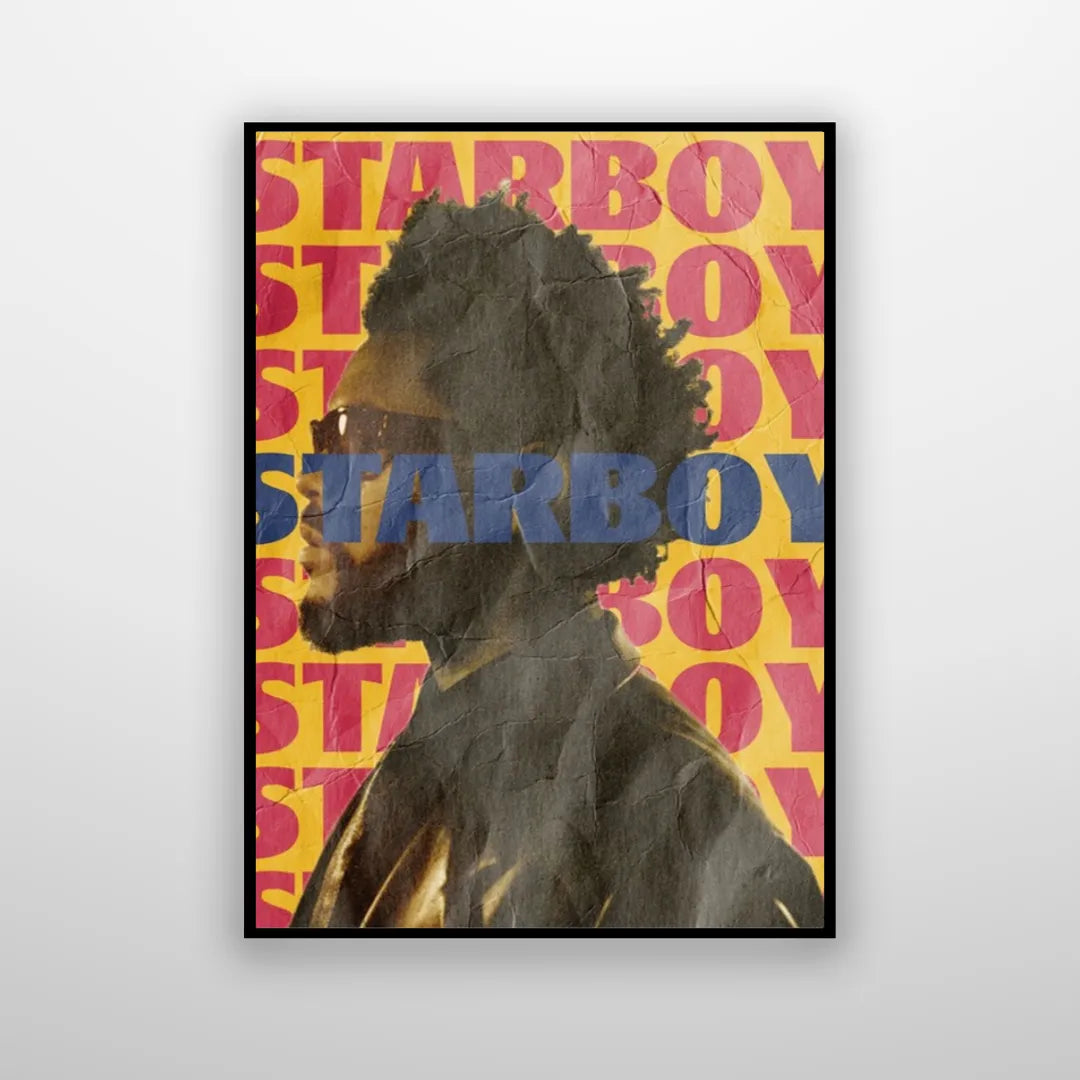 The Weeknd: Starboy Vintage Poster
