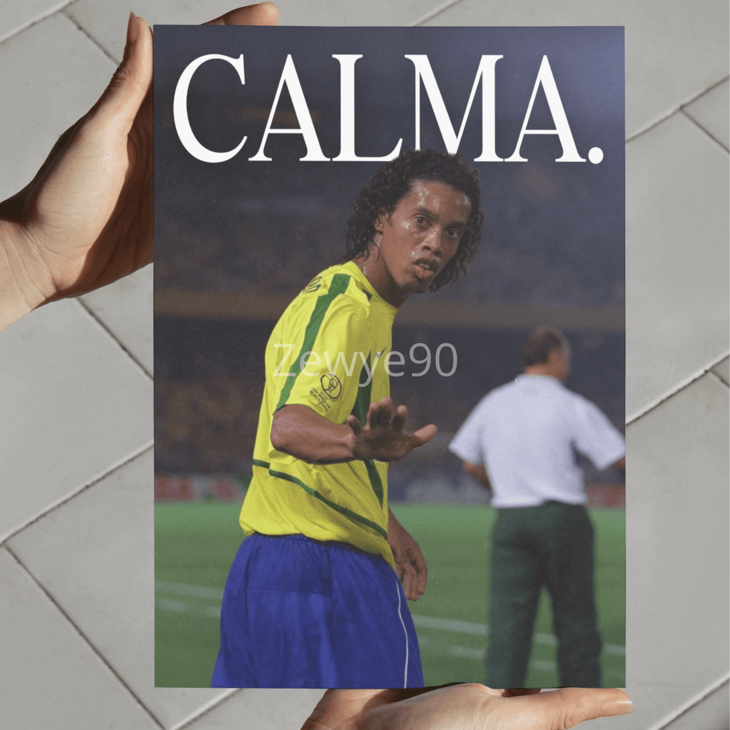 Ronaldinho: Calma.