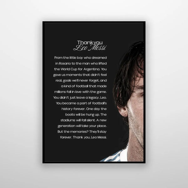 Lionel Messi: Thank You Letter