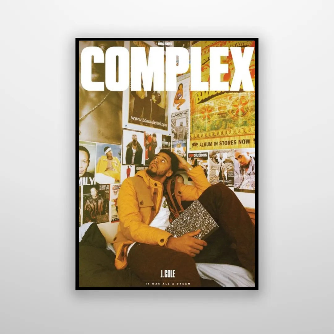 J Cole: Complex Magazine Poster