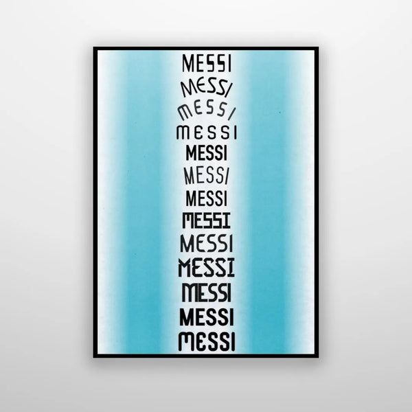 Lionel Messi Typography