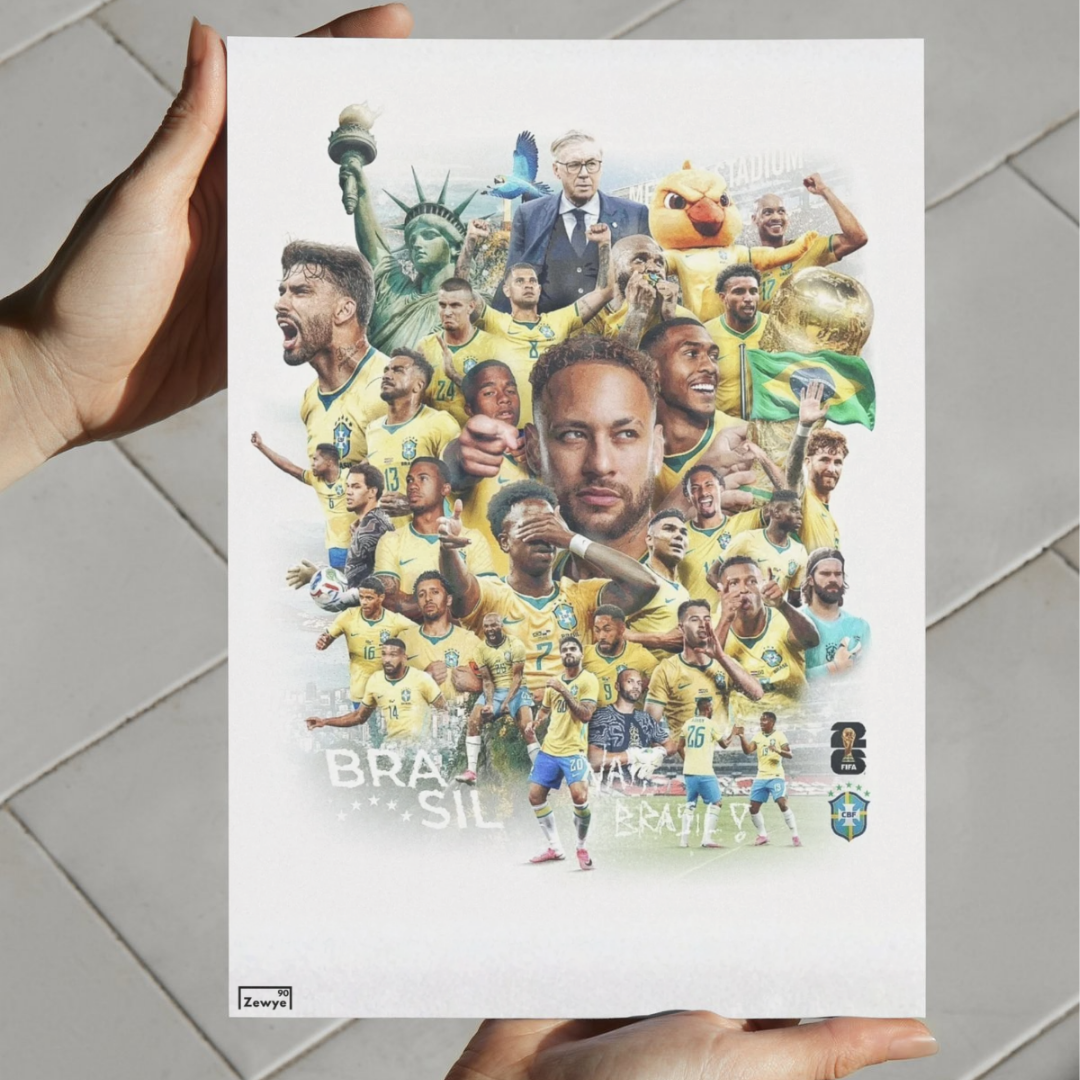 Brazil World Cup 2026 Artwork
