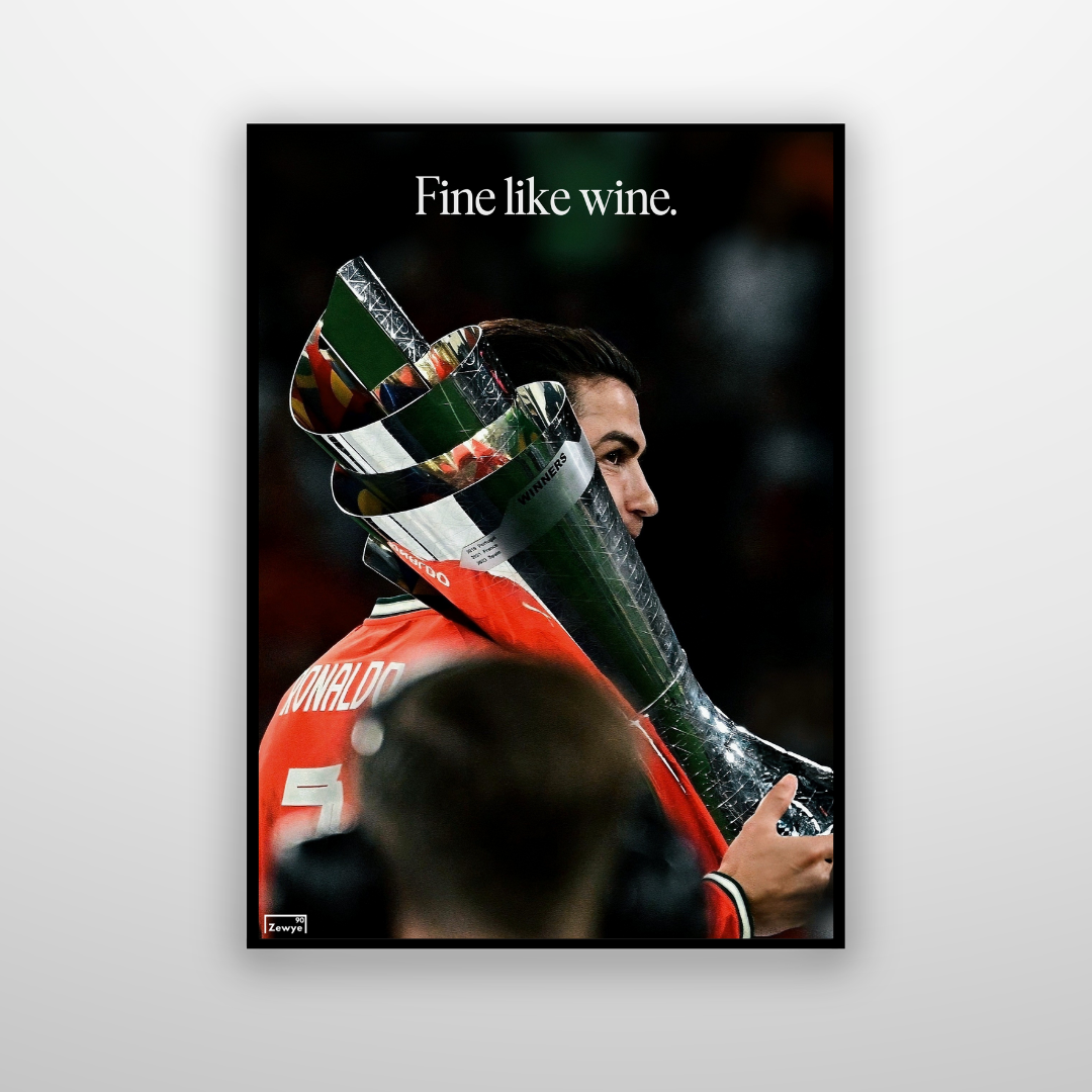 Cristiano Ronaldo: Fine like wine.
