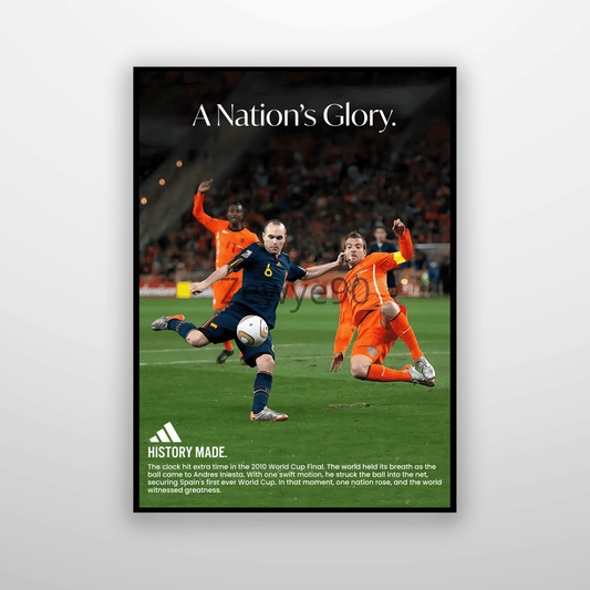 Iniesta: A Nation's Glory.