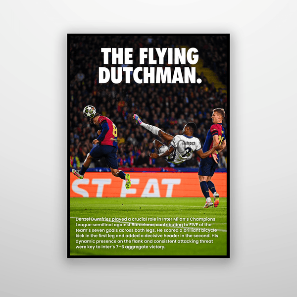 Denzel Dumfries: The Flying Dutchman.