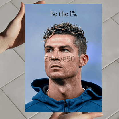 Cristiano Ronaldo: Be the 1%.