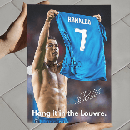Cristiano Ronaldo: Hang it in the Louvre.