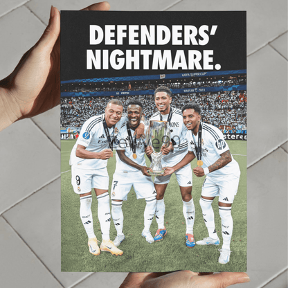 Real Madrid: Defenders' Nightmare.
