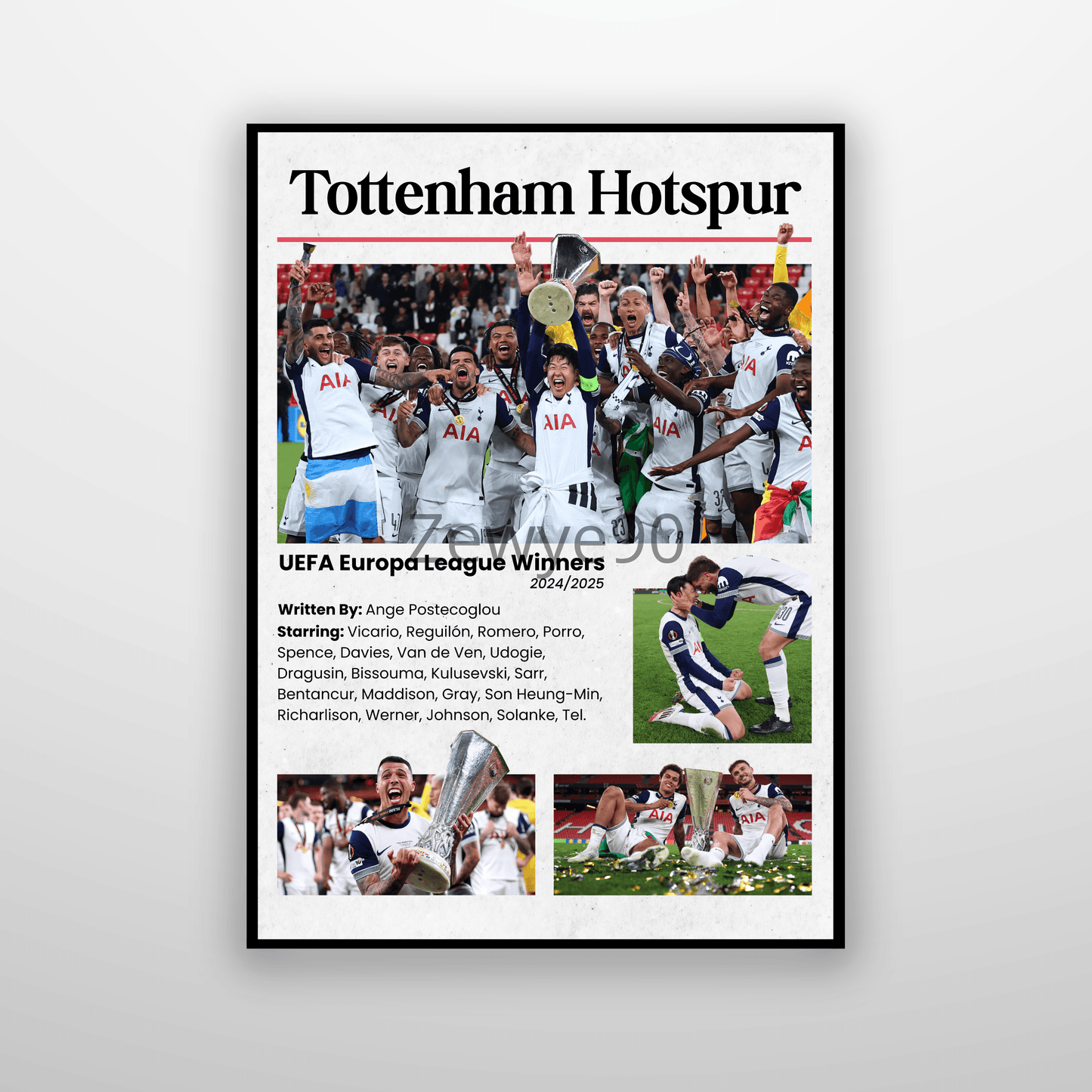 Tottenham Hotspur: Europa League Winners.