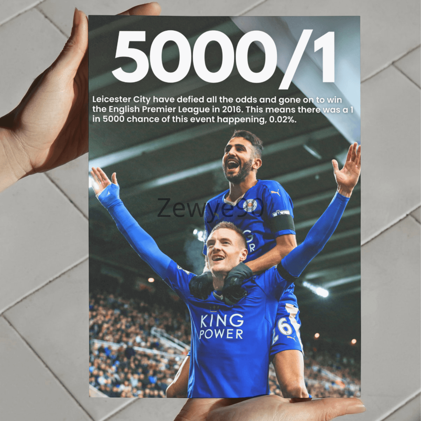 Leicester City: 5000/1