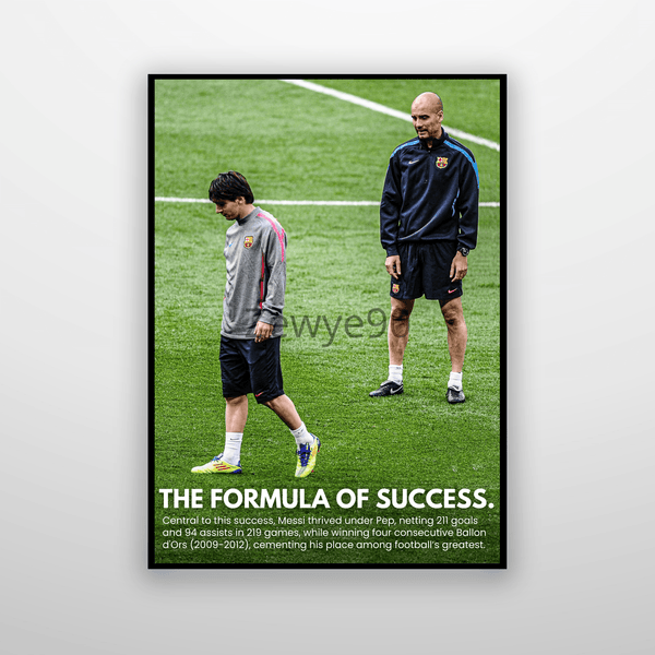 Lionel Messi & Pep Guardiola: The Formula of Success.