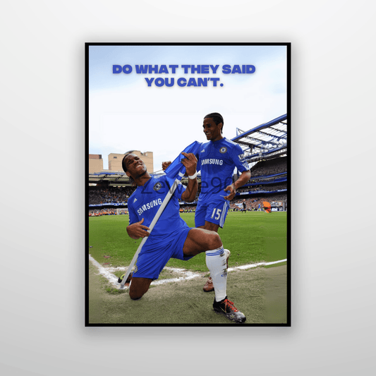 Drogba Flag Celebration